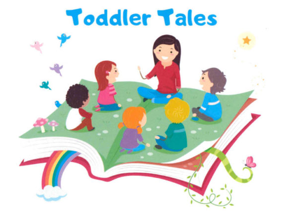 Toddlers in a book